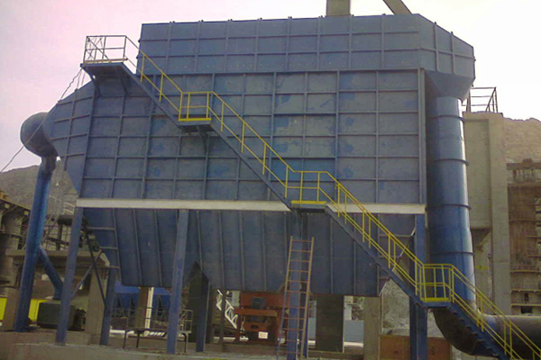 Low pressure long bag line blowing bag dust collector 