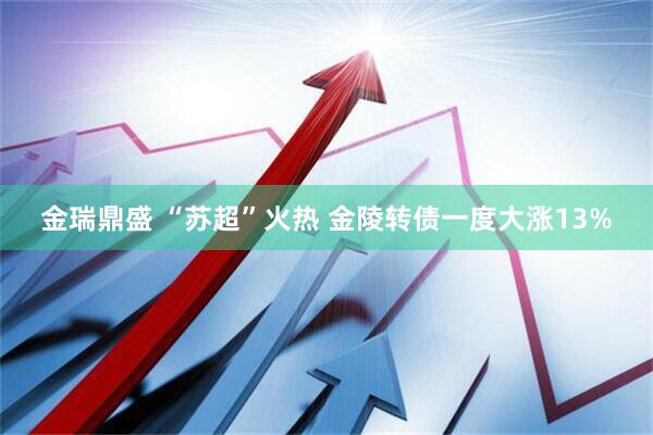 金瑞鼎盛 “苏超”火热 金陵转债一度大涨13%