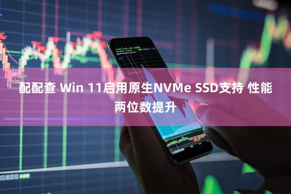 配配查 Win 11启用原生NVMe SSD支持 性能两位数提升
