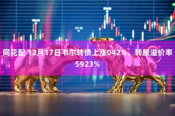 同花配 12月17日韦尔转债上涨042%，转股溢价率5923%